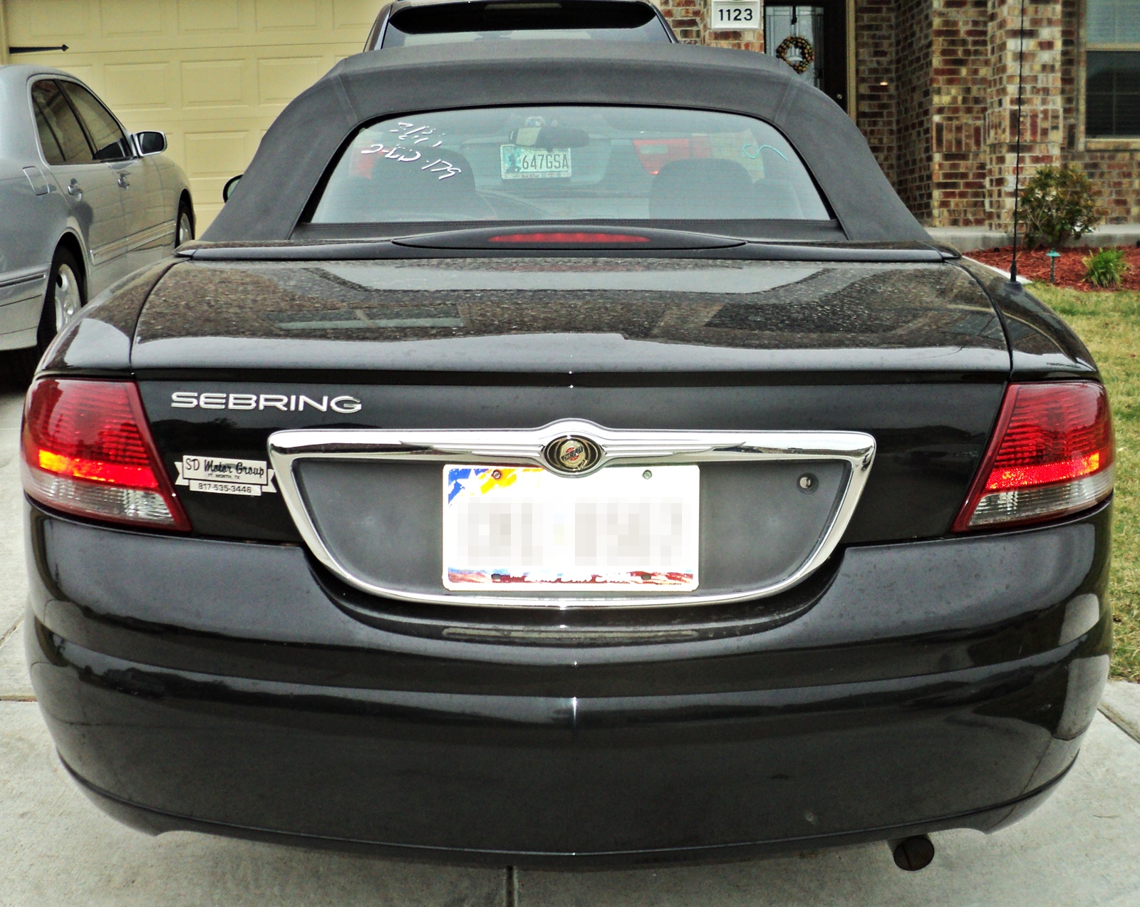 B & C Sales: 2005 Chrysler Sebring Convertible - SOLD