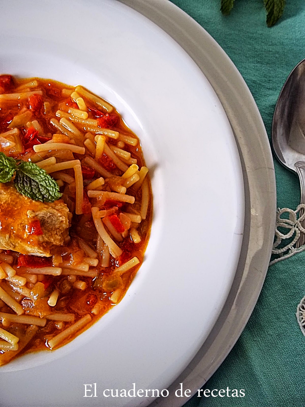 El cuaderno de recetas