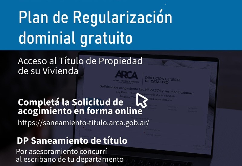 Está vigente la “Ley Pierri” para la regularización dominial gratuita