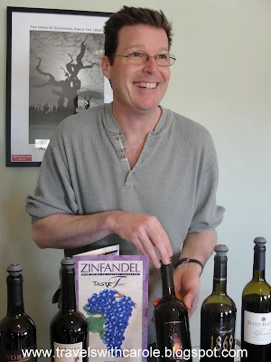 Gregg Lamer in tasting room at the Amador 360 Wine & Visitor Center in Plymouth, California