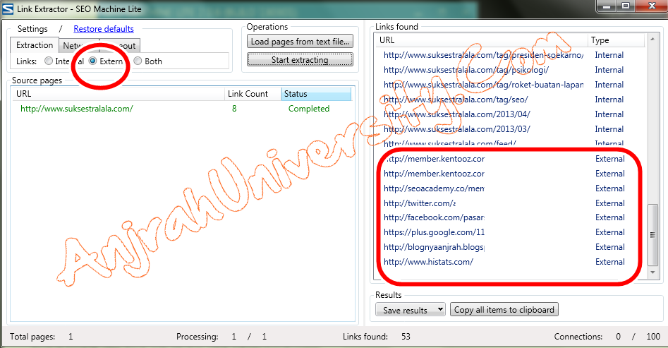 Open multiple urls. Extract links. Extract links. Extract links. Text filter тестирование.