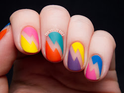 80s deborah lippmann nail rewind nails bolt bolts bold lightning chalkboardnails negative space chalkboard finger sephora shades found