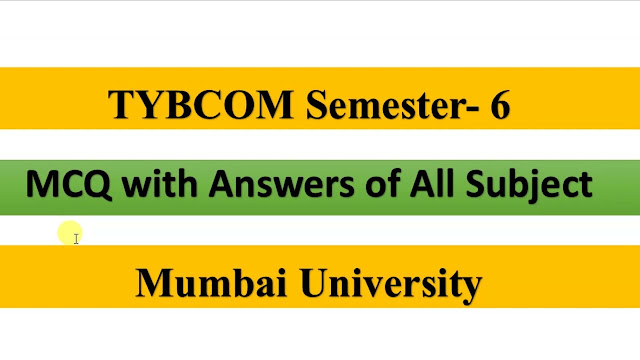 TYBCOM MCQ PDF with Answers