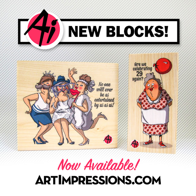 Art Impressions Blog NEW Hobby Lobby Wood Mounted Stamps! PLUS