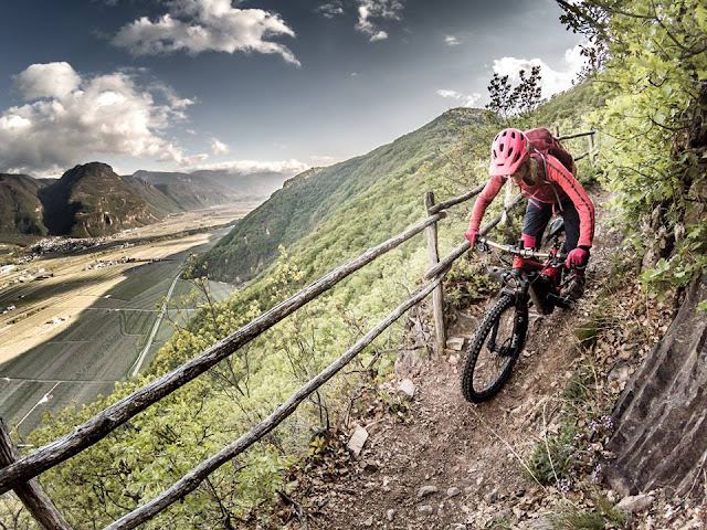 E-Bike MTB-Tour Kalterer See Bozen Monte Toval, Pfattner Steig