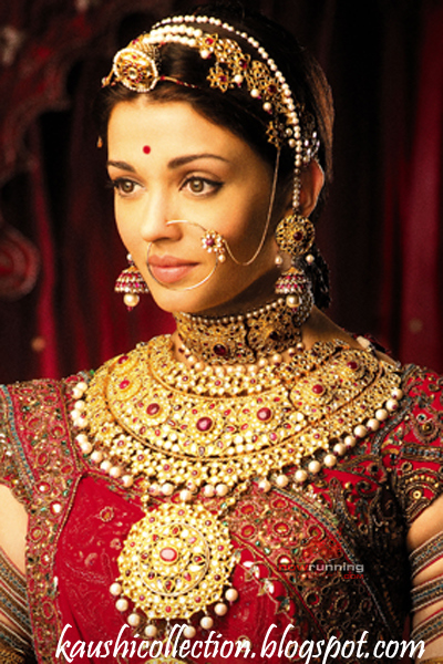 Sparkling Fashion: Aishwarya rai jewellery in Jodha akbar 