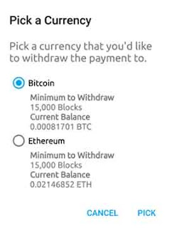 [Pagando] Bitmaker - app para ganar Etherreum y Bitcoin  Retiro
