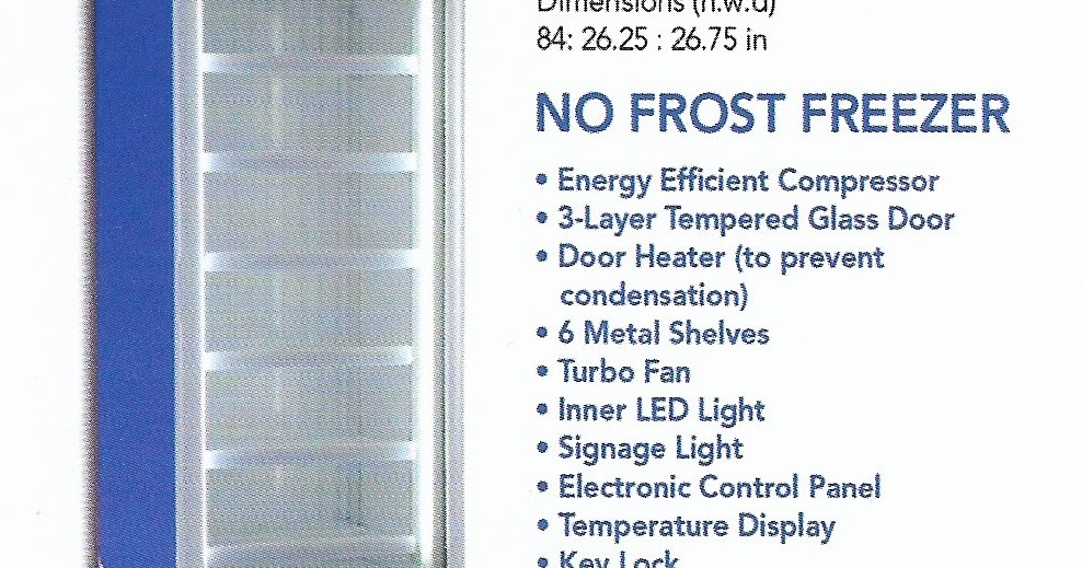 FUJIDENZO SHOWCASE FREEZER