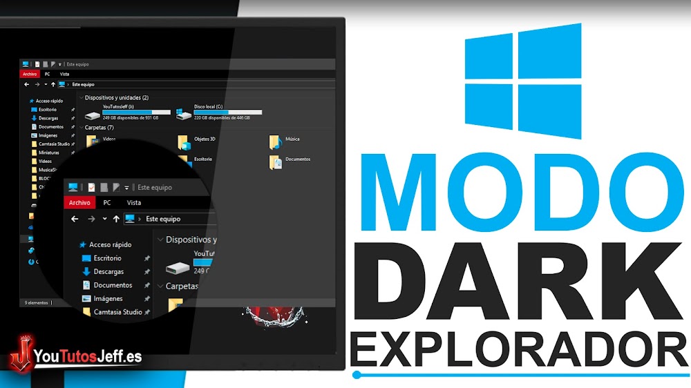 Activar Modo Oscuro Explorador de Archivos Windows 10 October - Trucos Windows 10