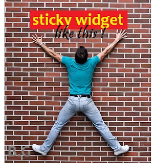 Begini Cara Membuat Sticky Widget Blog yang Benar