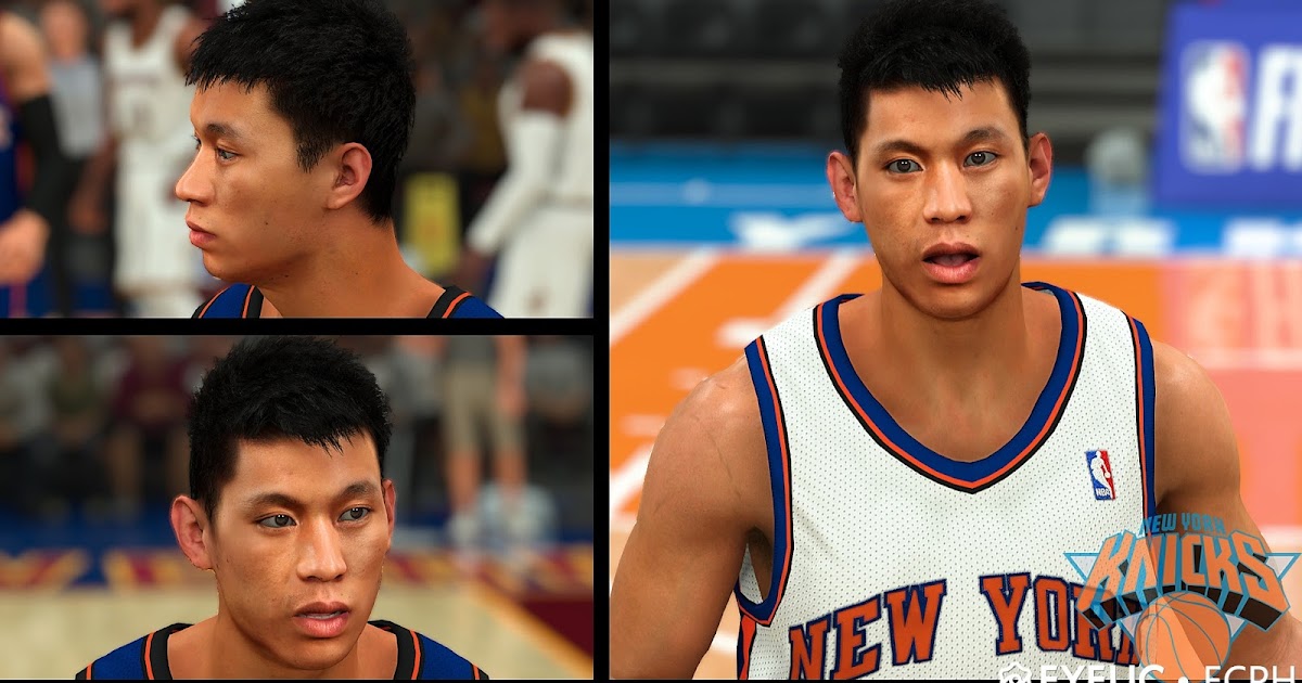 Jeremy Lin Cyberface, Hair and Body Model Knicks Version