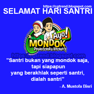 SELAMAT HARI SANTRI NASIONAL! INILAH TEKS IKRAR SANTRI INDONESIA - CGTREND