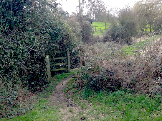 The gate mentioned in point 6 above Image by Hertfordshire Walker released via Creative Commons BY-NC-SA 4.0 The gate mentioned in point 6 above Image by Hertfordshire Walker released via Creative Commons BY-NC-SA 4.0