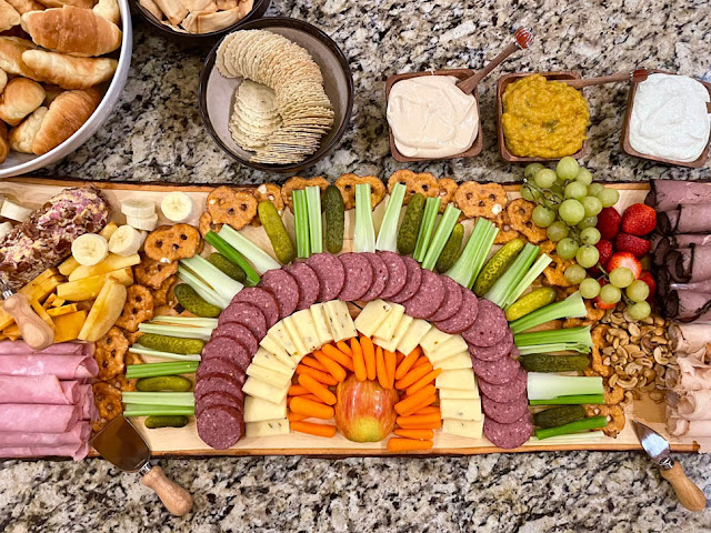 Charcuterie Board Designed & Made By Thistle Thicket Studio. www.thistlethicketstudio.com