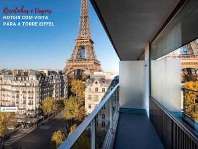 Hoteis com vista para Torre Eiffel