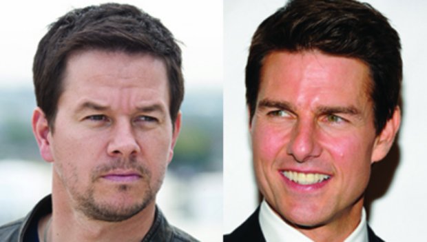 Tom Cruise y Mark Wahlberg disputan papel en cine