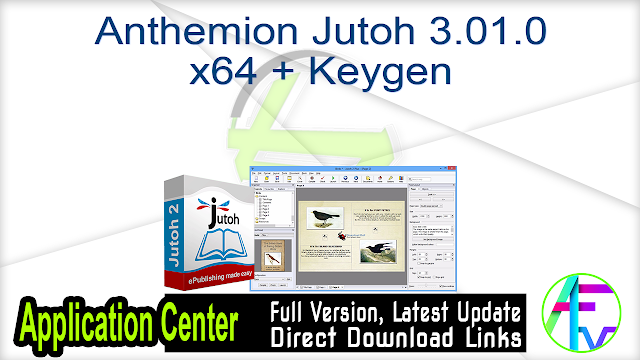 Anthemion Jutoh 3.01.0 x64 + Keygen