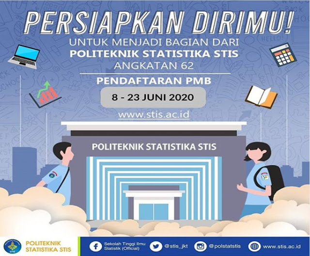 Beasiswa Penuh Politeknik Stis 2020 Jurusan Jadwal Penerimaan Sekolah Ikatan Dinas Pns Bps