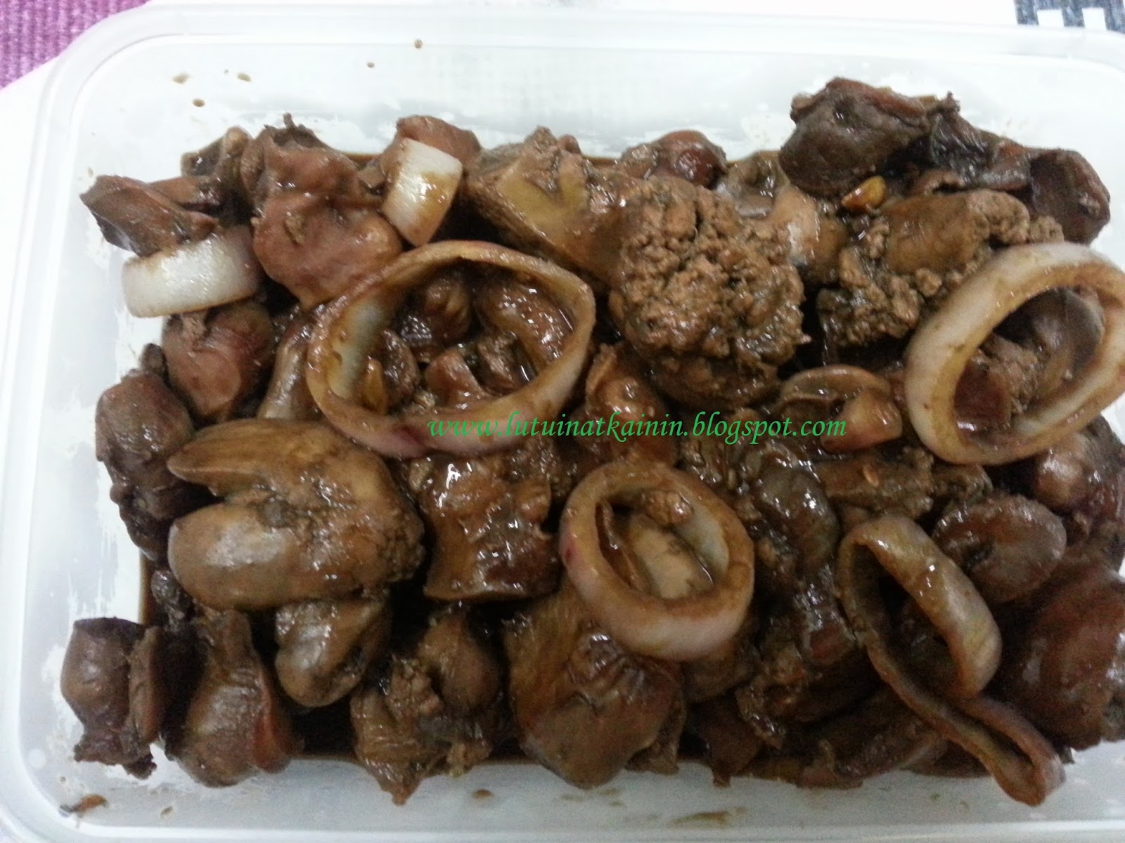 Lutuin at Kainin Chicken Liver and Gizzards Steak