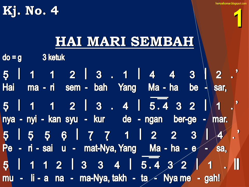 TouRoeroekan: Kidung Jemaat No. 4