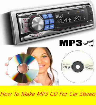how to burn mp3 cd for car