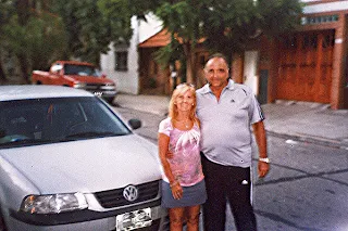 marcelo y gladys en auto a brasil