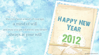 Free Download Happy New Year 2012 Card Wallpaper
