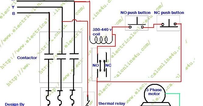 Wiring Diagram Of Contactor With Overload