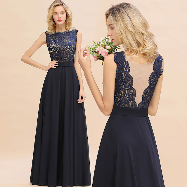 Navy Blue Bridesmaid Dresses