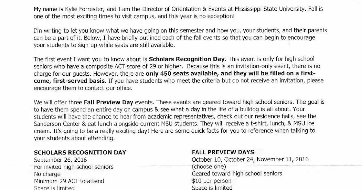 Mississippi State General Scholarship Application0