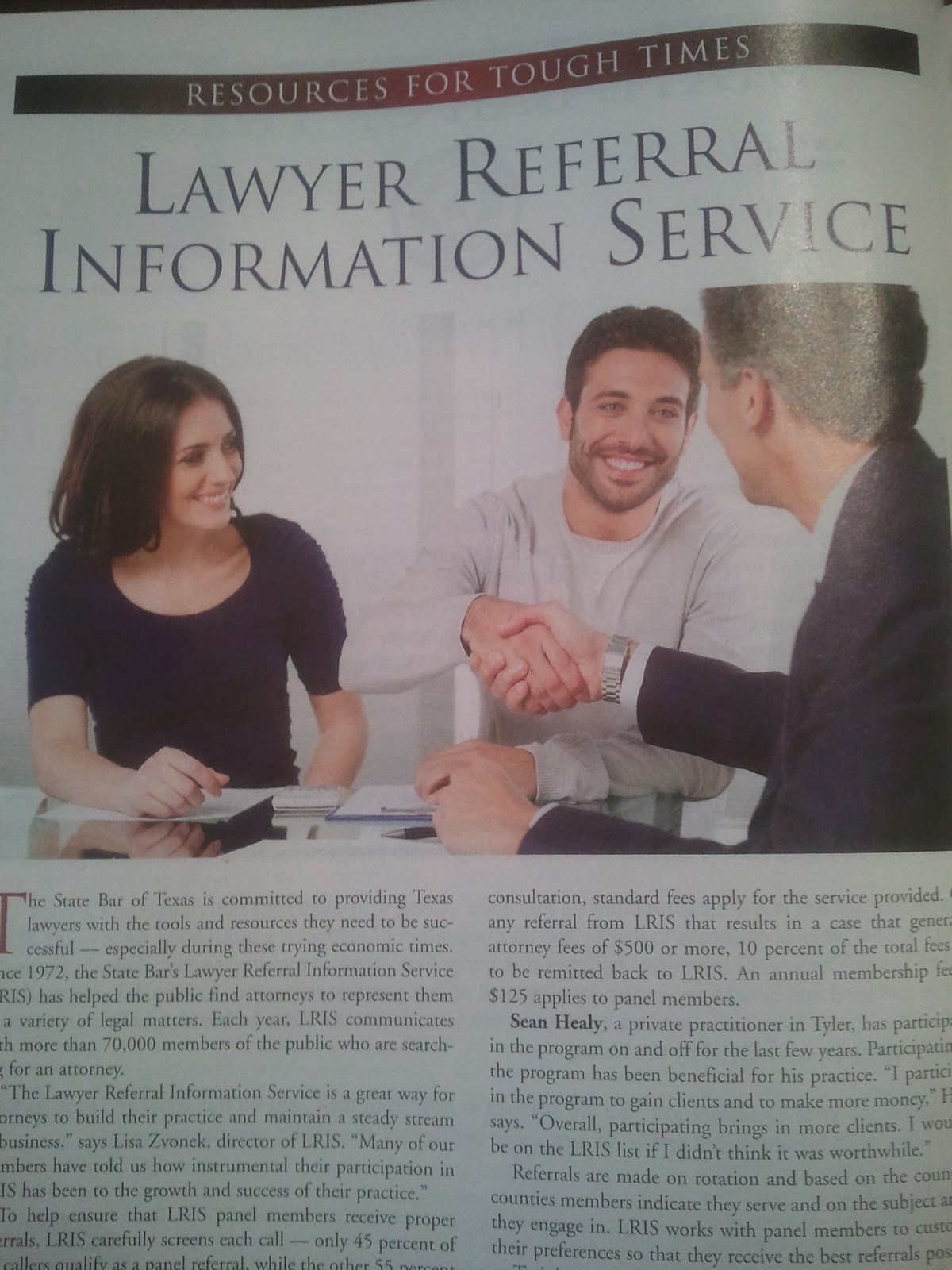 Your Texas Estate Plan Lawyer Referral Services, good or bad?