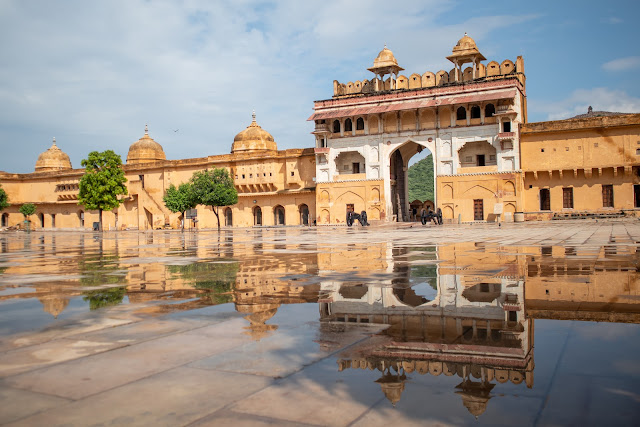 Amer Fort or Amber Fort Jaipur Rajasthan India Royalty Free Stock Images pictures