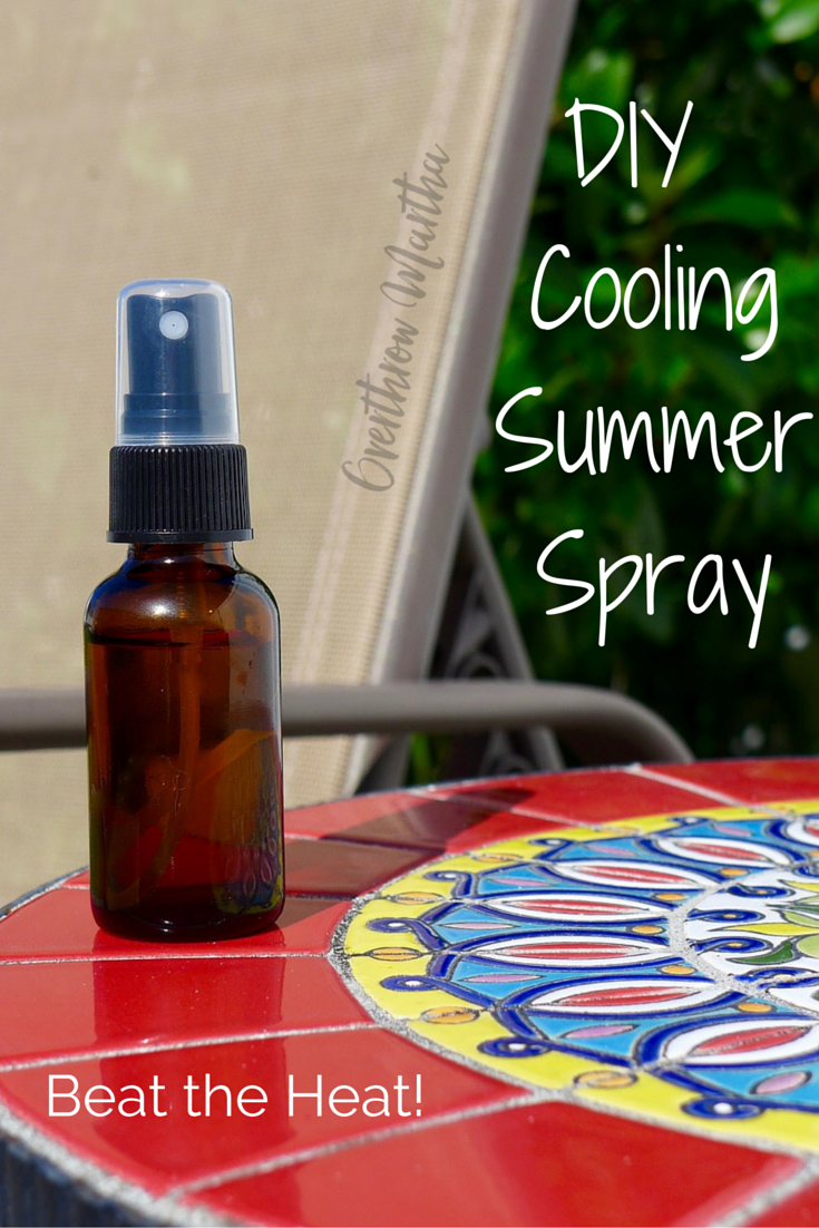 DIY Cooling Summer Spray Overthrow Martha