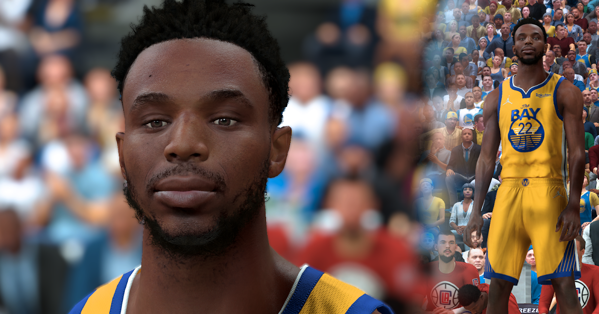 NBA 2K22 Andrew Wiggins Cyberface Update and Body Model by PPP