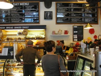 Basque Boulangerie Cafe interior in Sonoma, California