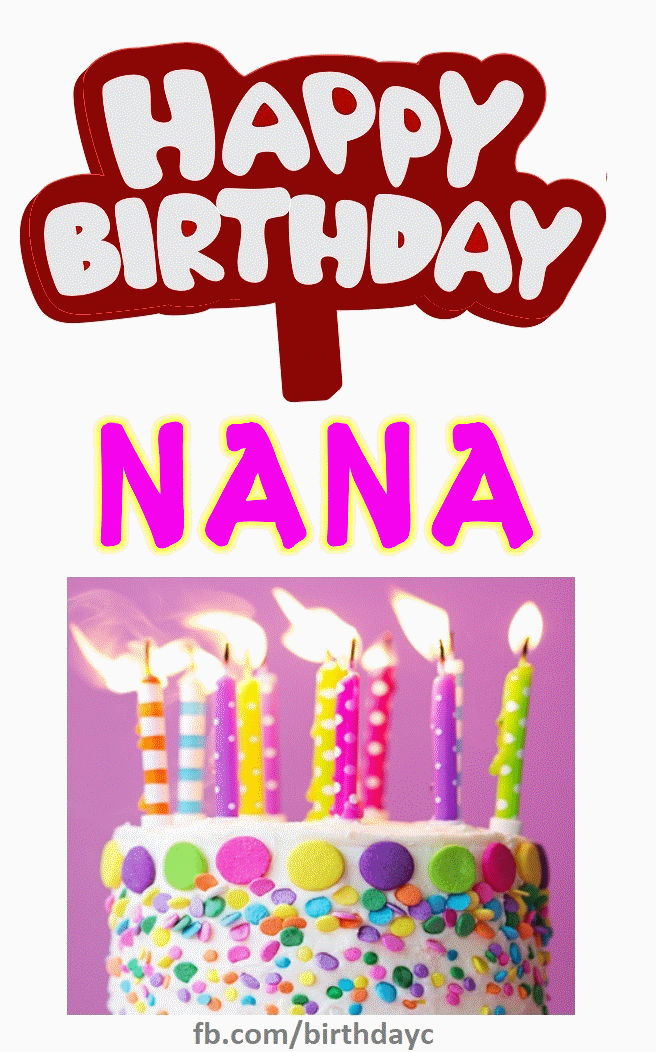 Happy Birthday Nana Cake