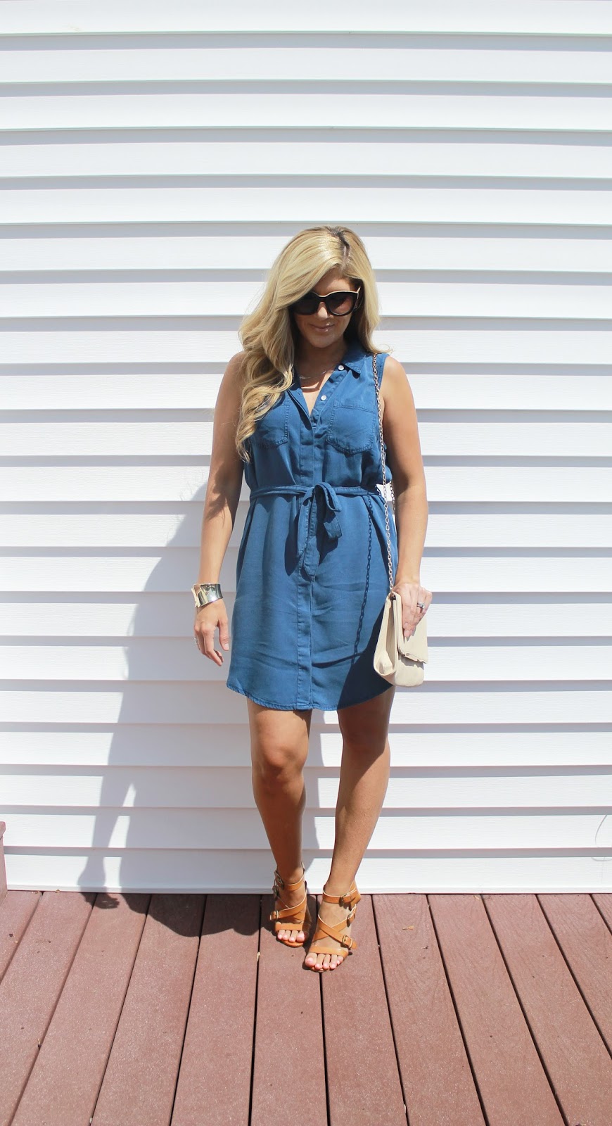 Outfitted411: Chambray Shirtdress...