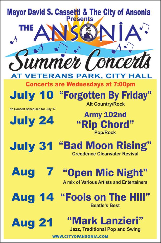 The Valley Voice Ansonia announces summer concert series