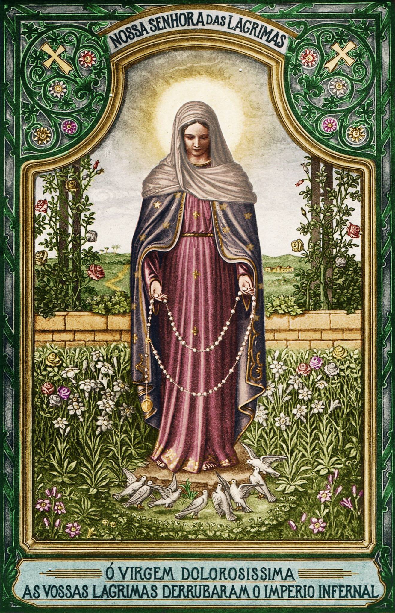 Palavras de Seda NOSSA SENHORA DAS LÁGRIMAS, JESUS MANIETADO, IRMÃ AMÁLIA DE JESUS FLAGELADO! Palavras de Seda NOSSA SENHORA DAS LÁGRIMAS, JESUS MANIETADO, IRMÃ AMÁLIA DE JESUS FLAGELADO!
