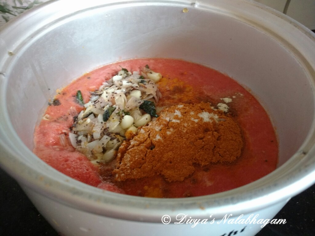 Thakkali Sadam Tomato Rice In Electric Rice Cooker Divya's Nalabhagam
