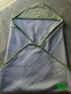 Las puntadas de Su: CAPA DE BAÑO BEBE PATCHWORK