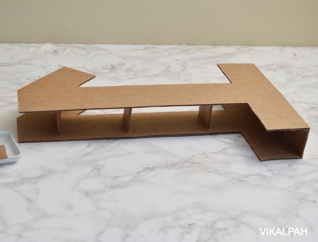 DIY Large Cardboard Letters: Part 1