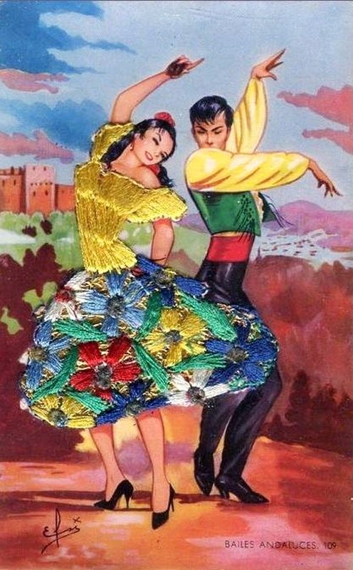 BIENVENUE CHEZ LE RAT MUTANT: CARTE ANCIENNE : THEME ESPAGNOL, LE PERE