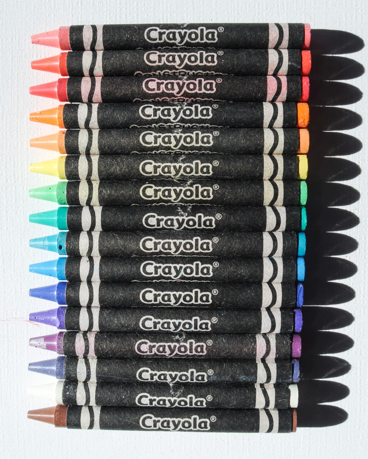 Crayola Construction Paper Crayons Assorted Colors Set of 16 