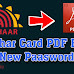 Aadhar Card PDF File New Paasword ki Jankari