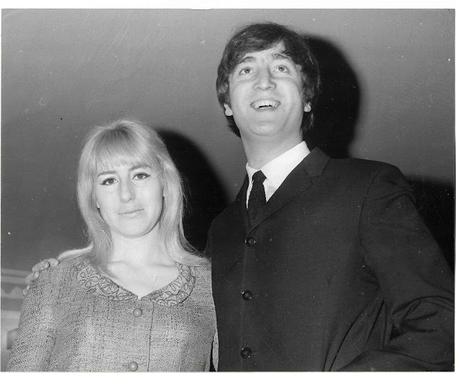 Vintage Beatles pic: Cynthia and John Lennon