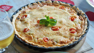 Cremini Mushroom Quiche recipe