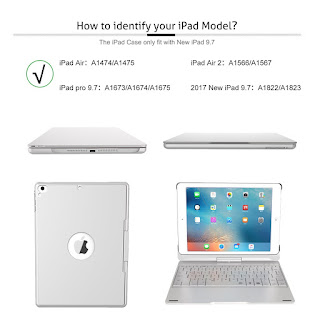 Bàn Phím Bluetooth iPad 9.7 inch iPad wifi 2018, iPad wifi 2017, iPad - 3