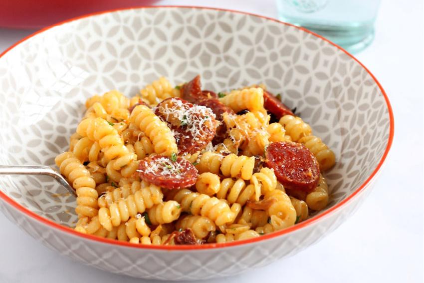 Cornish Chilli Chorizo Pasta - A Cornish Food Blog | Jam and Clotted Cream