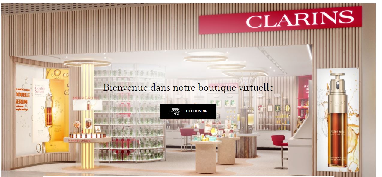 revue beauté boutique virtuelle clarins